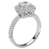 Halo Semi-Mount Diamond Ring - Image 4