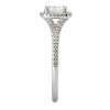 Halo Semi-Mount Diamond Ring - Image 3