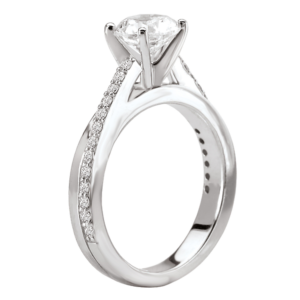 Peg Head Semi-Mount Diamond Ring – Precious Metals & Diamond Company