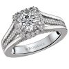 Split Shank Semi-Mount Diamond Ring