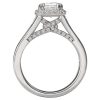 Split Shank Semi-Mount Diamond Ring - Image 4